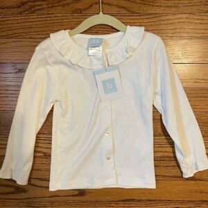 NWT Bella Bliss toddler girl The Pied Piper white cardigan, size: 2T